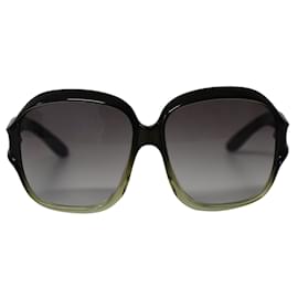 Miu Miu-Miu Miu Oversized Ombre Sunglasses in Black and Green Acetate -Multiple colors