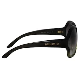 Miu Miu-Miu Miu Oversized Ombre Sunglasses in Black and Green Acetate -Multiple colors