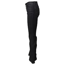 Tom Ford-Jeans a zampa frontale con zip Tom Ford Denim in cotone grigio-Grigio