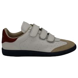 Isabel Marant-Isabel Marant Three-Tone Beth Sneakers in White Leather-White