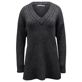 Alexander Wang Pull Star Safety Pin en Gris Laine Gris