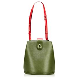 Louis Vuitton-Louis Vuitton Red Epi Cluny-Red