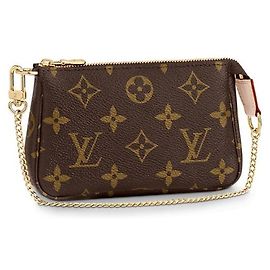 Louis Vuitton Monogramme LV Mini pochette accessoires Marrone