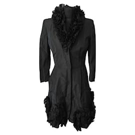 Dolce & Gabbana-Trench coats-Black