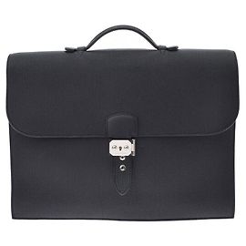 Hermès Sac à dépêches Black