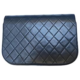 Chanel-CHANEL Handbags Timeless/Classique  Leather-Black