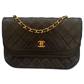 Bolsas CHANEL Couro Clássico/Atemporal Azul