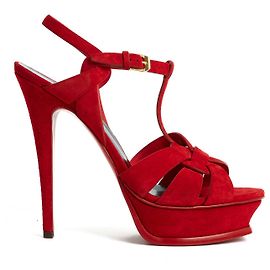 Saint Laurent OMAGGIO CAMOSCIO ROSSO IN39 new Rosso