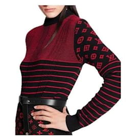 Louis Vuitton-Monogramme noir/rouge-Rouge