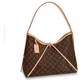 Louis Vuitton CarryAll MM Monogram Canvas avec Pochette Marron Marron