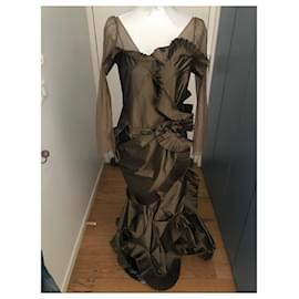 Dior-Vestidos-Marrom