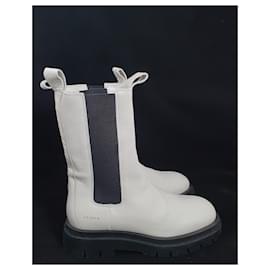 Autre Marque-Ankle Boots-White,Other
