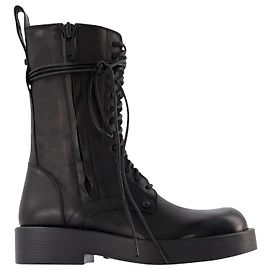 Ann Demeulemeester Bottines Maxim en Cuir Noir Noir
