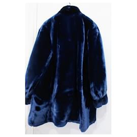 Sprung Frères-Coats, Outerwear-Dark blue