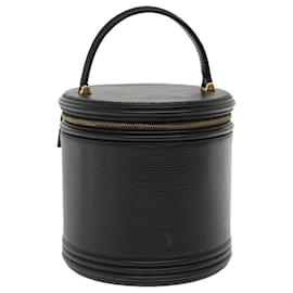 Louis Vuitton-LOUIS VUITTON Epi Cannes Hand Bag Black M48032 LV Auth bs3063-Black