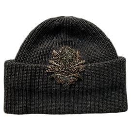 Brunello Cucinelli Cachemire beanie hat Dark grey