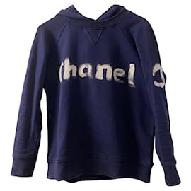 Chanel-chanel sweatshirt/ hoodie-Blue