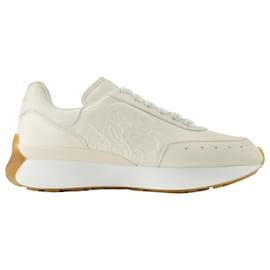 Alexander Mcqueen-Sprint Sneakers - Alexander Mcqueen - Beige - Leather-Beige