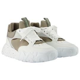 Alexander Mcqueen-Court Sneakers in White/Multi Leather-Multiple colors