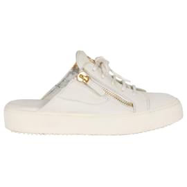 Giuseppe Zanotti-Zapatillas sin cordones con cordones-Blanco