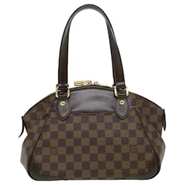 Louis Vuitton-LOUIS VUITTON Damier Ebene Verona PM Hand Bag N41117 LV Auth 33243a-Other
