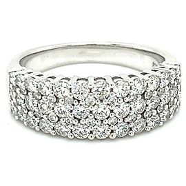 Autre Marque Anillo de oro blanco 14kt con diamantes 1.00 ct Blanco