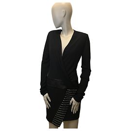 Pinko rhinestone dress Black