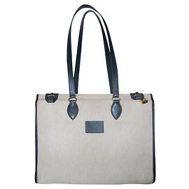 Hermès Canvas Cabag Tote 40 cm Blu Navy Blu navy