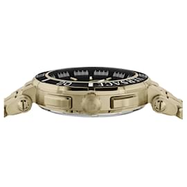 Versace-Versace Greca Chrono Bracelet Watch-Golden,Metallic