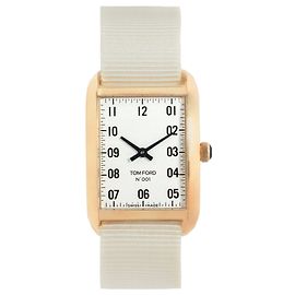 TOM FORDTom Ford 001 Correa de reloj Dorado Metálico
