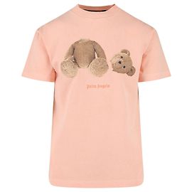 Palm Angels Broken-Bear klassisches T-Shirt Orange