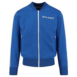 Palm Angels-Palm Angels Stripe-Detail Bomber Track Jacket-Other