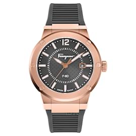 Salvatore Ferragamo-Salvatore Ferragamo F-80 Silicone Watch-Pink