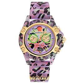 Versace Icon Montre chronographe active Multicolore