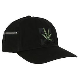 Off White Off-White Unkraut-Pfeil-Logo-Baseball-Mütze Schwarz