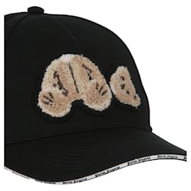 Palm Angels-Palm Angels Bear Trucker Hat-Black