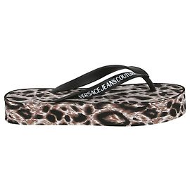 Versace Jeans Couture Flatform Leopard-Print Sandals Multiple colors