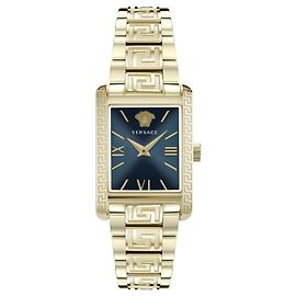Orologio Tonneau Bracciale Versace D'oro Metallico