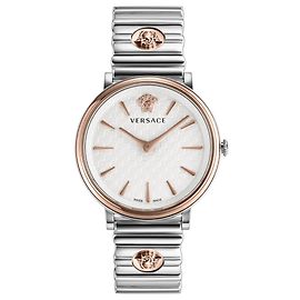 Versace V-Circle Bracelet Watch Metallic