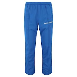 Palm Angels-Palm Angels Stripe-Detail Track Pants-Blue