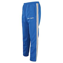 Palm Angels-Palm Angels Stripe-Detail Track Pants-Blue