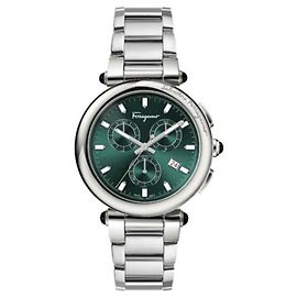 Orologio da polso Crono Idillio di Salvatore Ferragamo Argento