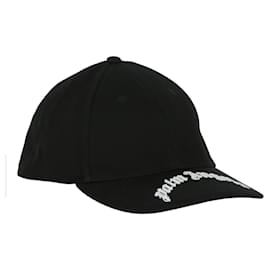 Palm Angels-Palm Angels Classic Logo Baseball Hat-Black