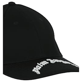 Palm Angels-Palm Angels Classic Logo Baseball Hat-Black