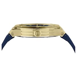 Salvatore Ferragamo-Salvatore Ferragamo F-80 Silicone Watch-Golden,Metallic