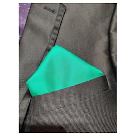 Hermès-Men Scarves-Green