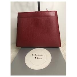 Christian Dior-Clutch bags-Dark red