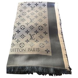 Louis Vuitton scialle Blu chiaro