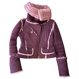 Burberry Prorsum-aviator jacket-Brown
