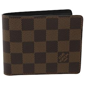 Louis Vuitton-LOUIS VUITTON Damier Ebene Portefeuille Slender Bifold Wallet N61208 LV 33233BEIM-Andere